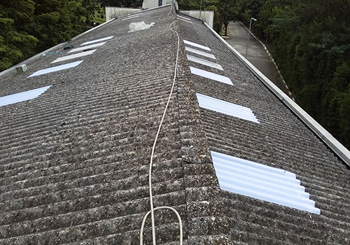 Substituição de telhas translúcidas em São Paulo
